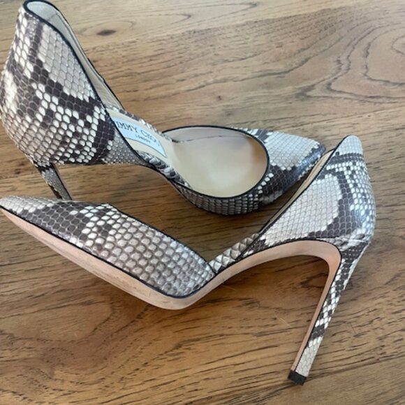 Jimmy Choo Snakeskin Pumps - Picture 5 of 5